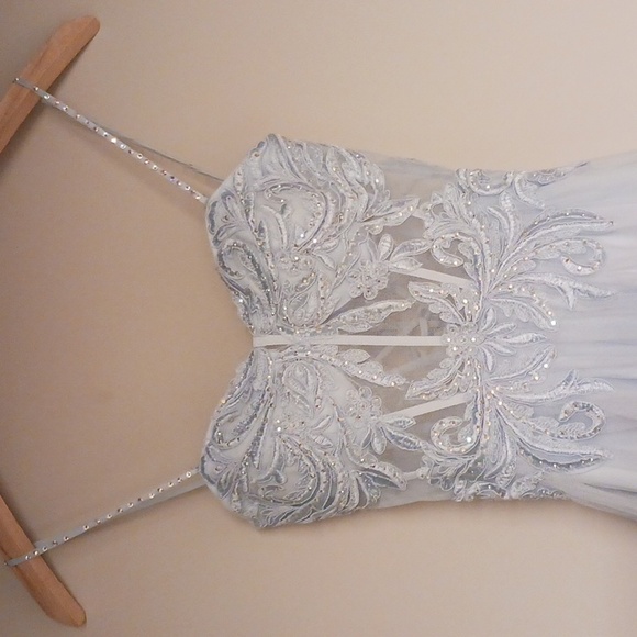 Light Blue Prom Dress - Picture 2 of 6